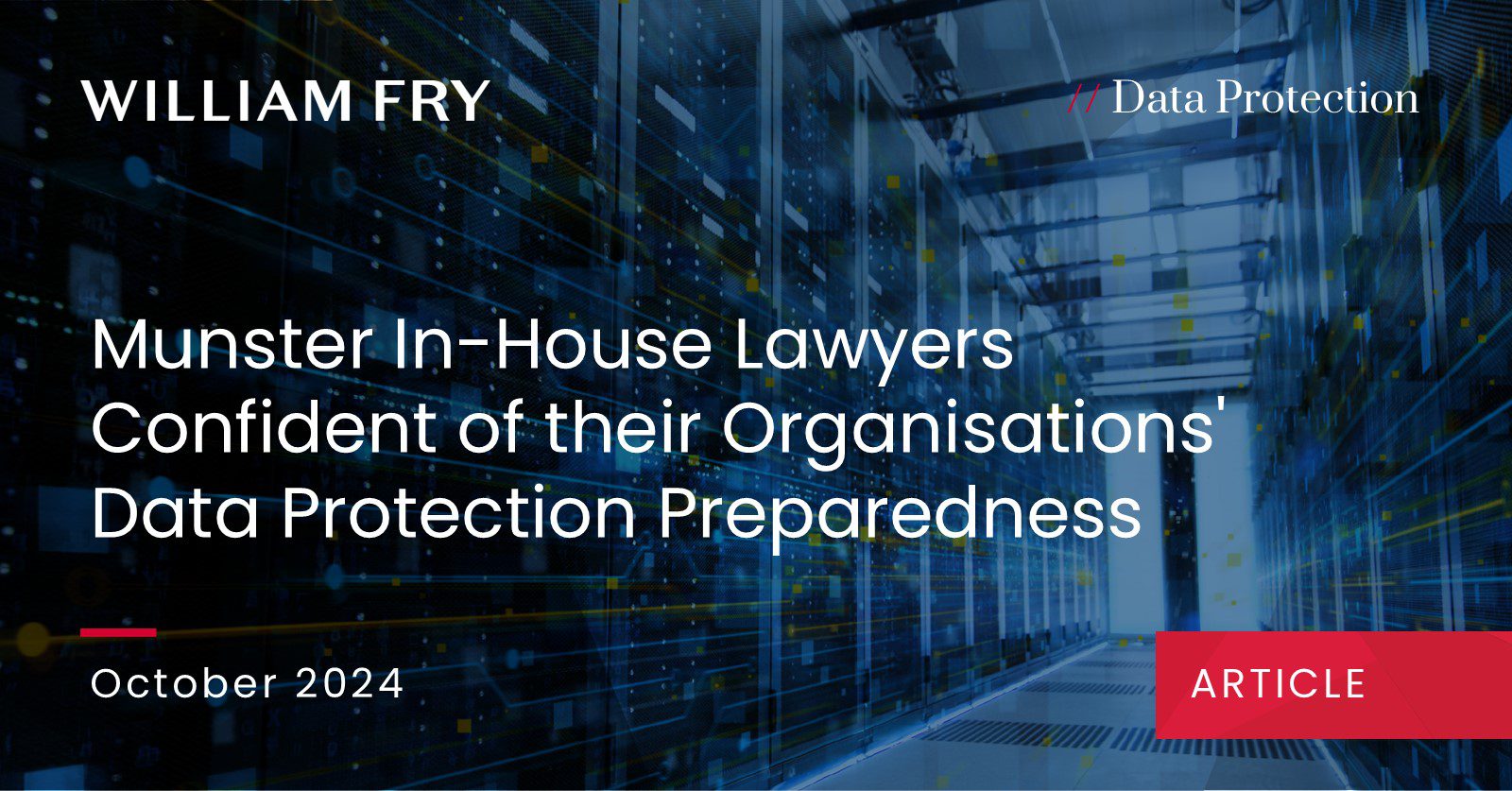 Munster In-House Lawyers Confident of their Organisations' Data Protection Preparedness